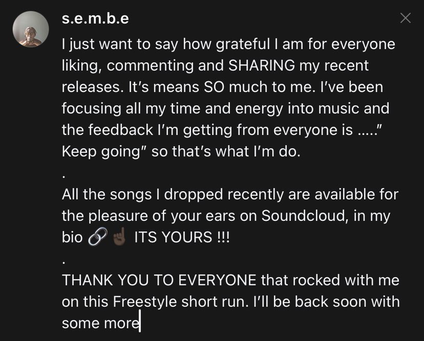 FManelSembe's tweet photo. Love and Gratitude to everyone 🙏🏿❤️ https://t.co/ReBITb4lMz