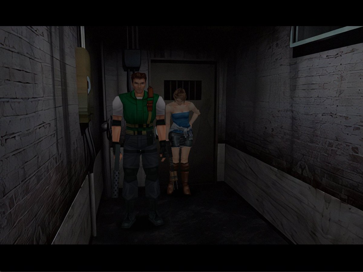 Guy17Car's tweet photo. In another universe I guess. Also, I always found it odd that the RPD garage had police cars that looked like Dodge Chargers.
#ResidentEvil2 #RE2mods https://t.co/ZtP854BwwY