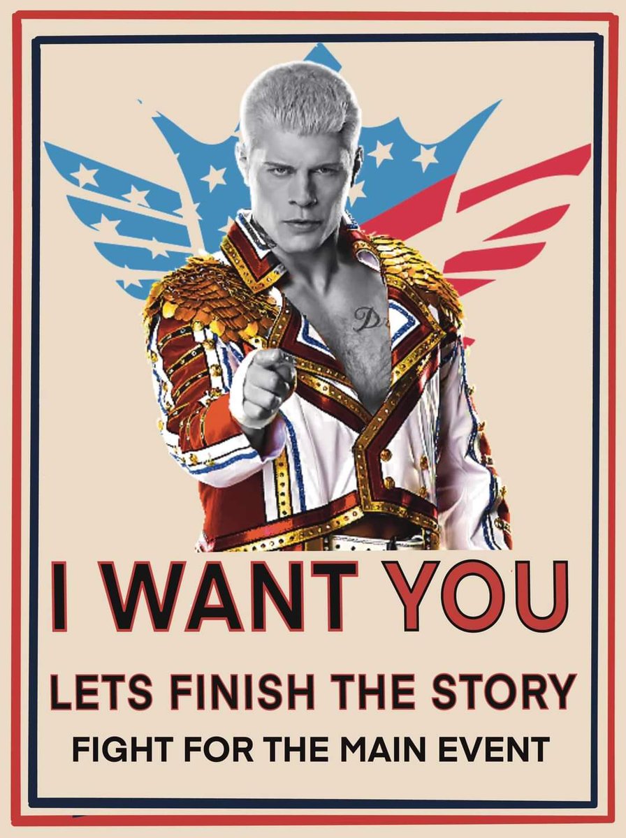 ZAD001024's tweet photo. Tienes que terminar tu historia @CodyRhodes #WeWantCody https://t.co/XJxeA0JNBK