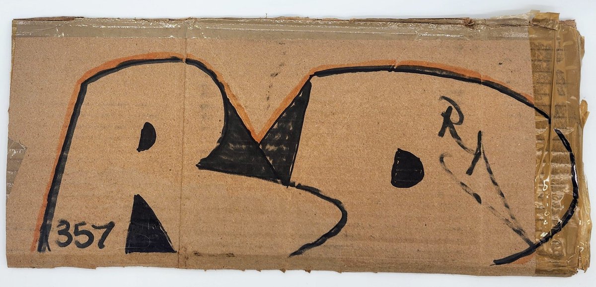 RD Bold Tag Marker Original Cardboard Drawing by RD-357 Real Deal> sprayedpaint.com/products/rd-bo… 

#art #graffiti #streetart #2012 #Black #Brown &amp; Tan #Cardboard #Drawing #Drawing Original Artwork #Fine Art Paper #Graffiti #Markers &amp; Permanent Markers #No Sale #Original Artwork #Ori...