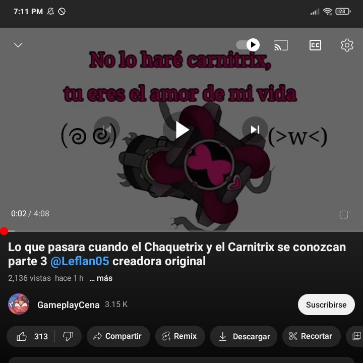 DiscordWil48483's tweet photo. @TrixTheAlien Hola, mira la wea que me encontré en Youtube https://t.co/XmkGTUMguS