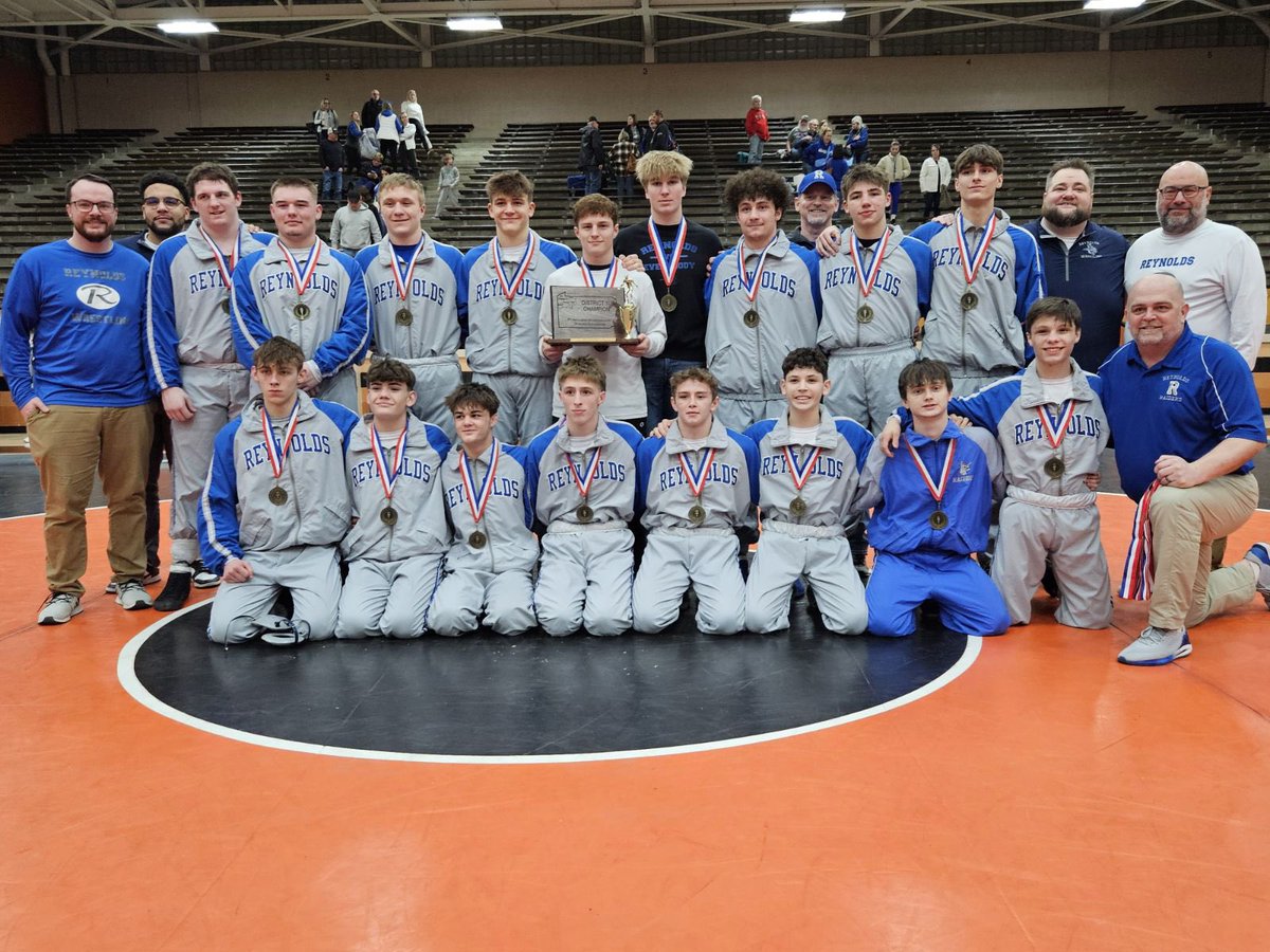 Reynolds Raiders-2024 District 10 2A Team Wrestling Champions!!!