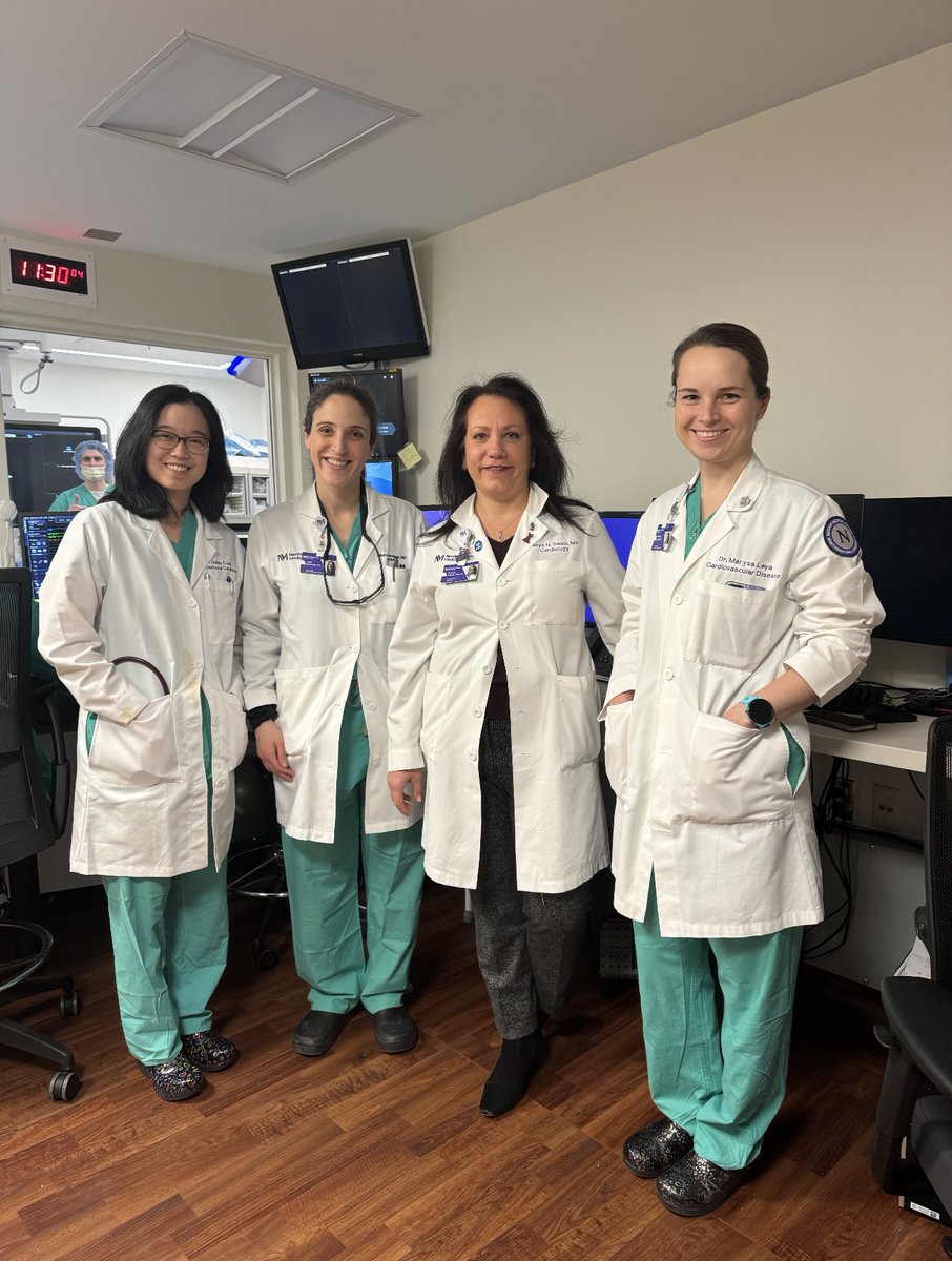 NM Cardiovascular (@nmcardiovasc) on Twitter photo Today, February 3, for Women Physicians’ Day, we are celebrating all of the women interventional cardiologists of Northwestern Medicine Bluhm Cardiovascular Institute and in the field. #WomenPhysiciansDay #WomenInMedicine
<a href="/DrRanyaSweis/">Ranya Sweis, MD</a> <a href="/M_Leya27/">Marysa Leya</a> Today, February 3, for Women Physicians’ Day, we are celebrating all of the women interventional cardiologists of Northwestern Medicine Bluhm Cardiovascular Institute and in the field. #WomenPhysiciansDay #WomenInMedicine
<a href="/DrRanyaSweis/">Ranya Sweis, MD</a> <a href="/M_Leya27/">Marysa Leya</a>