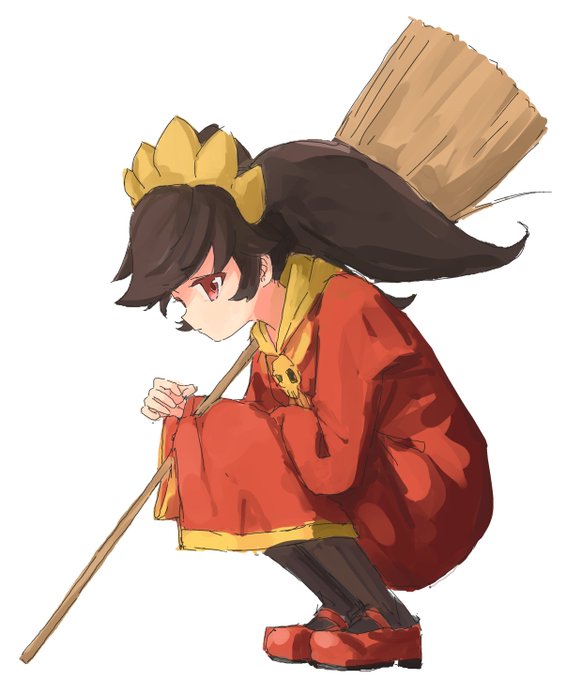 「bangs broom」 illustration images(Latest)