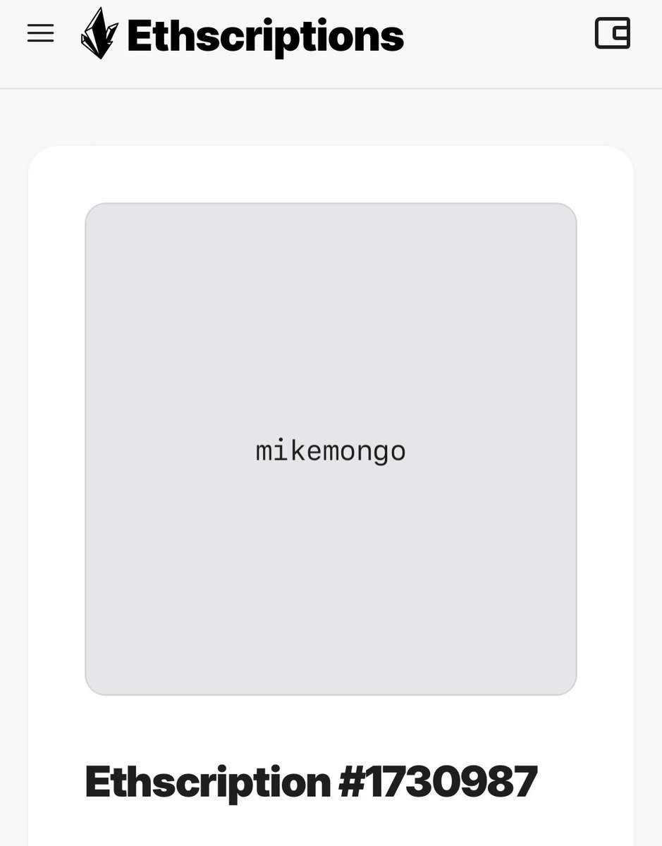 Mike Mongo 🖼️🐐 #IAmAI tweet media