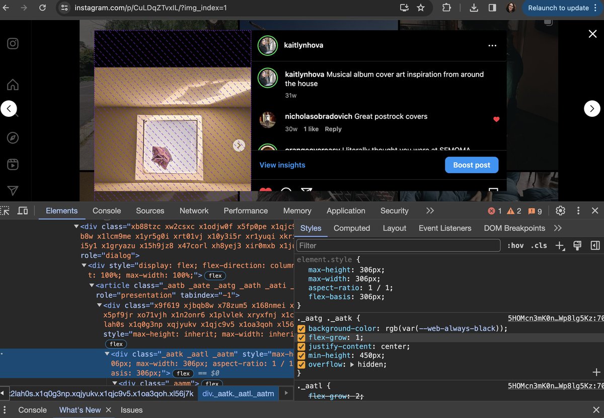 Shout out to the design system team at <a href="/instagram/">Instagram</a> for the nomenclature of a color that is a static black color (web). Sometimes it be like that with engineers and designers when you're naming tokens. I see you 🤣 Hang in there.