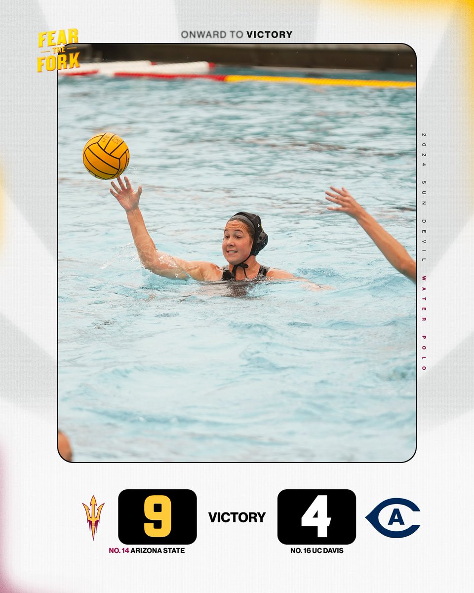 Ending the day with a WIN! 🔱

ASU will play No. 10 Michigan for 5th place tomorrow at 11:00 a.m AZT

#ForksUp /// #O2V