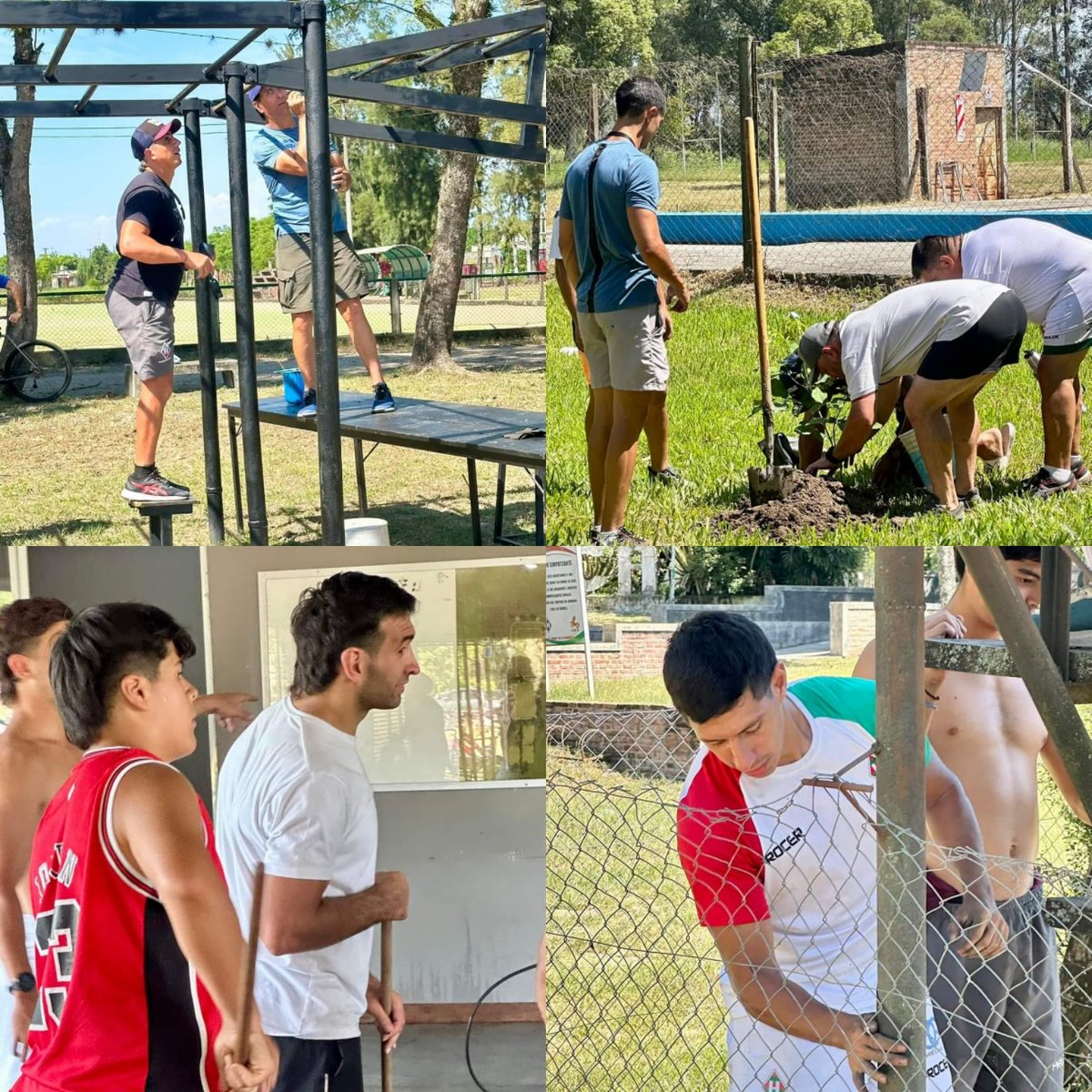 Tremenda tarea de los amigos de Huirapuca de la Ciudad de Concepción, Pcia de Tucumán. Cuando se trata de colaborar no hay jerarquías. Todos aportan desinteresadamente, todos colaboran y todos tratan de ser mas útiles que importantes. Espíritu de rugby. Espíritu de club 🏉