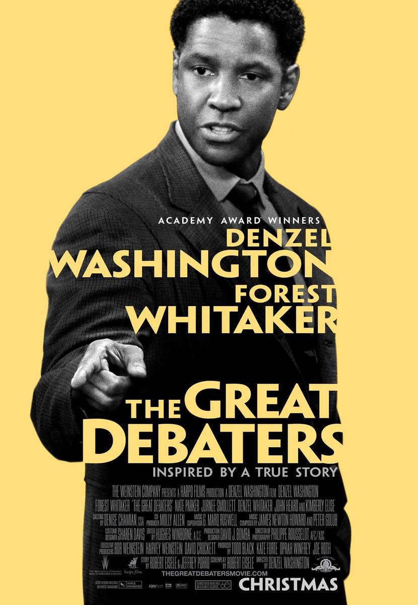 Now Watching (for the first time) - The Great Debaters (2007) Written by Robert Eisele and Directed by Denzel Washington. @TheReelStudy #Denzel #denzelwashington #BlackHistoryMonth