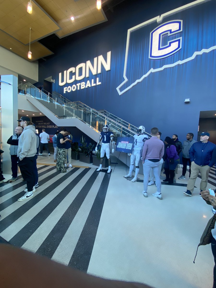 Had a great time <a href="/UConnFootball/">UConn Football</a> today.