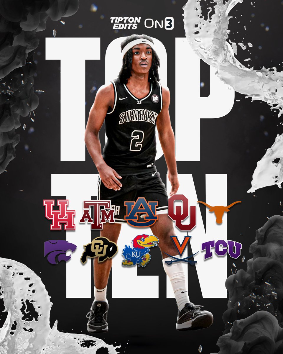 2025 4-star PG Jeremiah Green is down to 10 schools, he tells @On3Recruits. Top-60 prospect nationally. Story: on3.com/news/4-star-pg…
