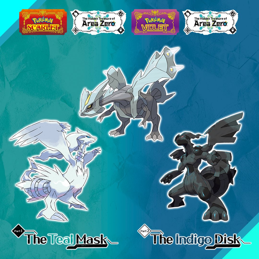 Set course for Blueberry Academy in The Hidden Treasure of Area Zero Part 2: The Indigo Disk for #PokemonScarletViolet ❤️💜 where you can learn how to encounter Kyurem, Reshiram and Zekrom!