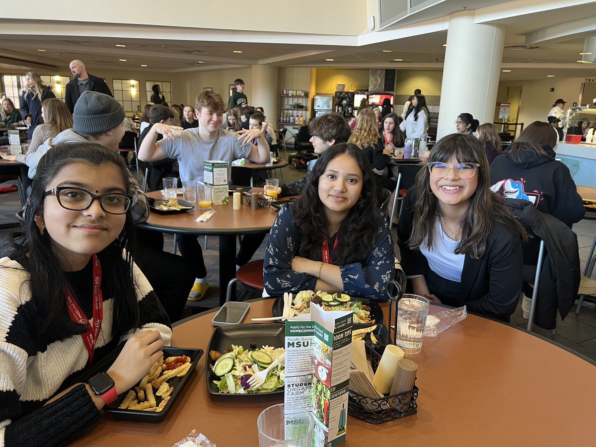 WestMS_Warriors's tweet photo. Congratulations to our Model UN team competing at Michigan State University! The students are practicing their skills as ambassadors of several world organizations- through debate they make their positions known…while also exploring a college campus! #TogetherasWarriors #RCMUN https://t.co/LtiE19Bhc0