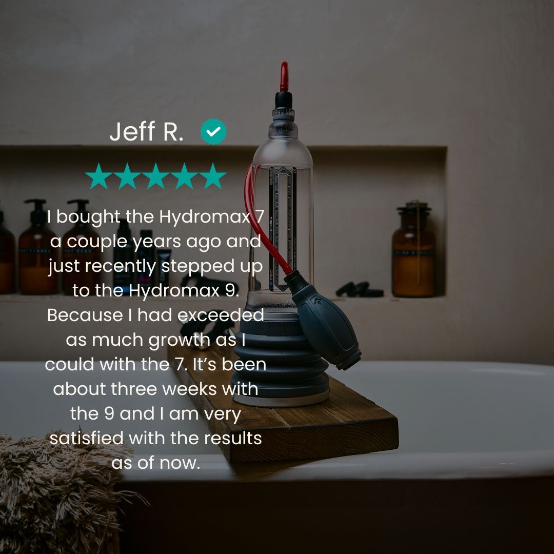 We might sound like a broken record, but this is what consistency can get you. Small steps every single day, lead to bigger changes in the long term. Jeff understands this, we hope you do too! 

#Bathmate #BathmateReview