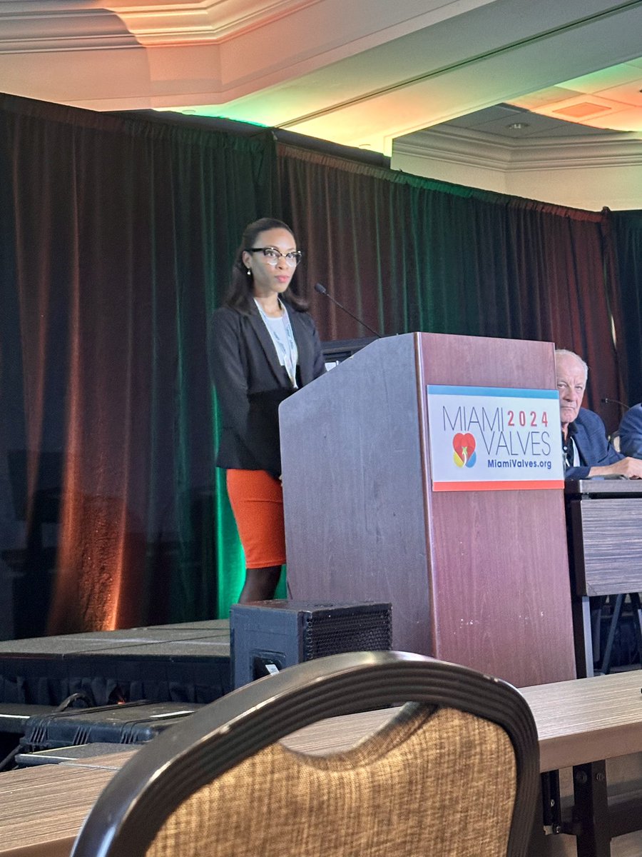 StaceyCRegis's tweet photo. What a pleasant surprise and honor to have my abstract selected as a finalist at Miami Valves 2024! #WomenInMedicine #WIM #WIC https://t.co/VDx315S6ac