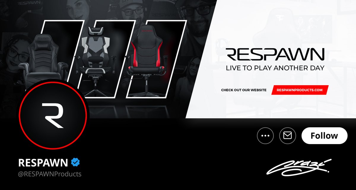 Revamp for <a href="/RESPAWNProducts/">RESPAWN 🪑</a> 
Made Live - kick.com/visualsbycrazi

Support Appreciated!