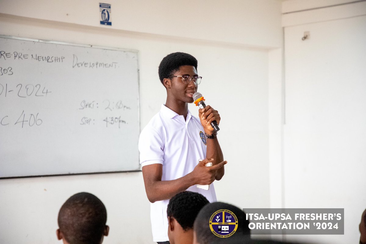 ItsaUpsa's tweet photo. A glimpse into the just ended vibrant Departmental Orientation for the IT Freshmen of our humble university.

A thread:  1/3

#thread 
#weloveupsa
#itsa 
#upsa https://t.co/QRHpHrka1t