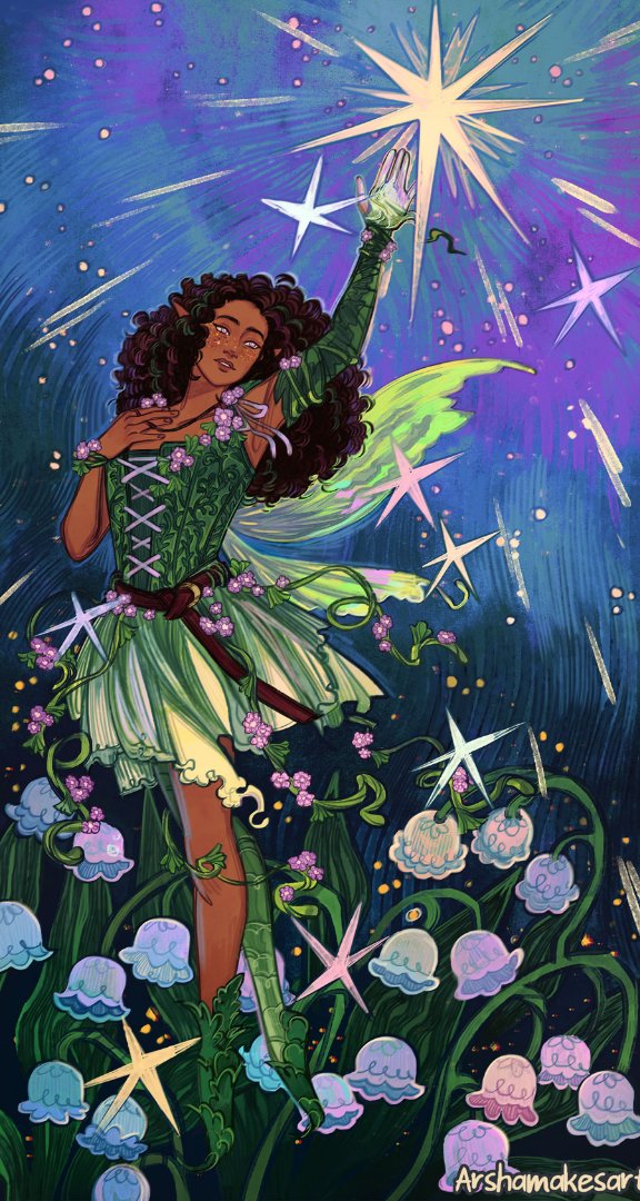 🧚‍♀️✨ a wonderful fairy commission! #dndart