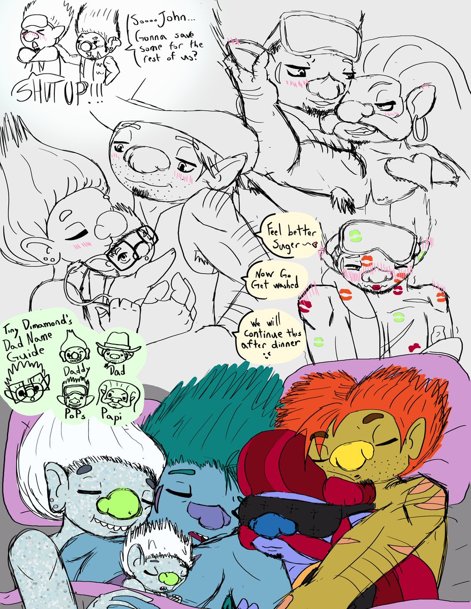 Bullwoman5135's tweet photo. More 4dads4TinyDiamond (I guess that's the name now) feat; Branch making fun of JD and Tiny being Cute. #trolls #trolls2 #trollsworldtour #trolls3 #trollsTinydiamond #TrollsBandTogether #trollsfanart #trollsguydiamond #TrollsJohnDory #guydory #Trollshickory #Trollschaz #chickory https://t.co/DOplqnIg1a