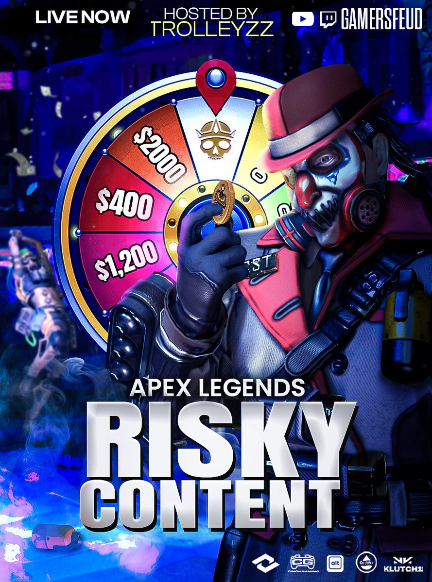 Legends aren't afraid to risk it for the content🏆

It's time to dive into the action with Apex Legends Risky Content. 11 creators are ready to face off in the arena.

LIVE NOW!
twitch.tv/gamersfeud 
youtube.com/@gamersfeud 

#GamersFeud #TBGBHMRaidRaid