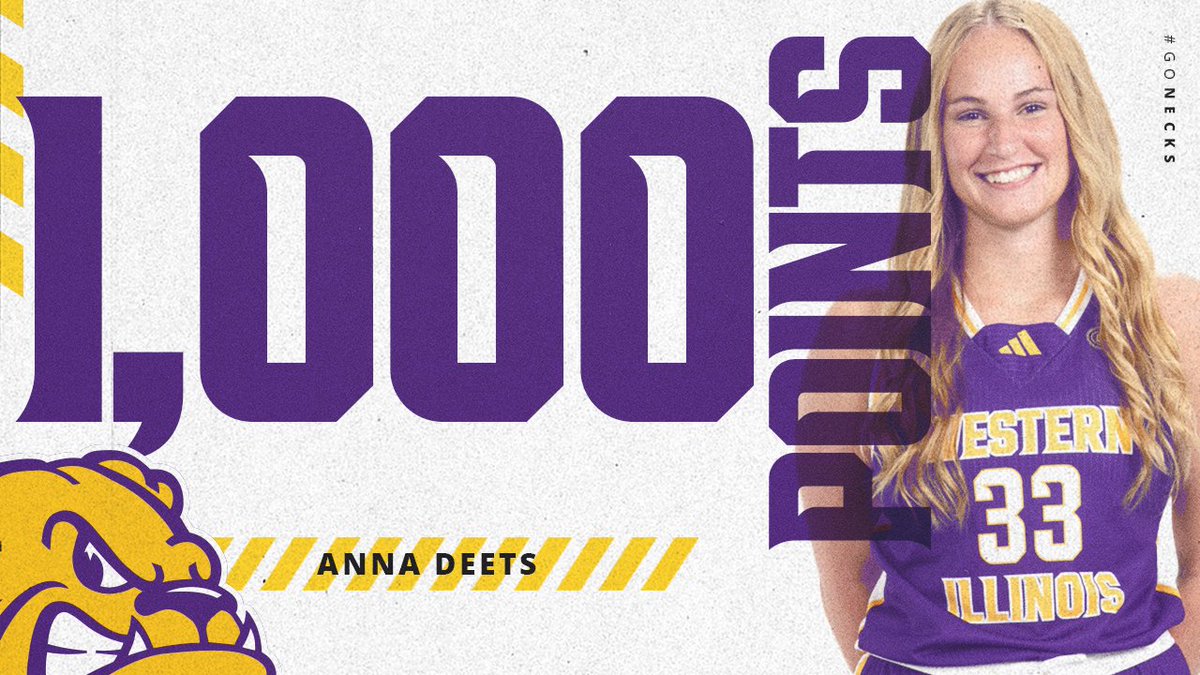𝐃𝐞𝐞𝐭𝐬 𝐡𝐚𝐬 𝐝𝐨𝐧𝐞 𝐢𝐭! 

Anna is the 22nd Leatherneck to reach 1000 career points. 

#GoNecks | #OneGoal | #OVCit