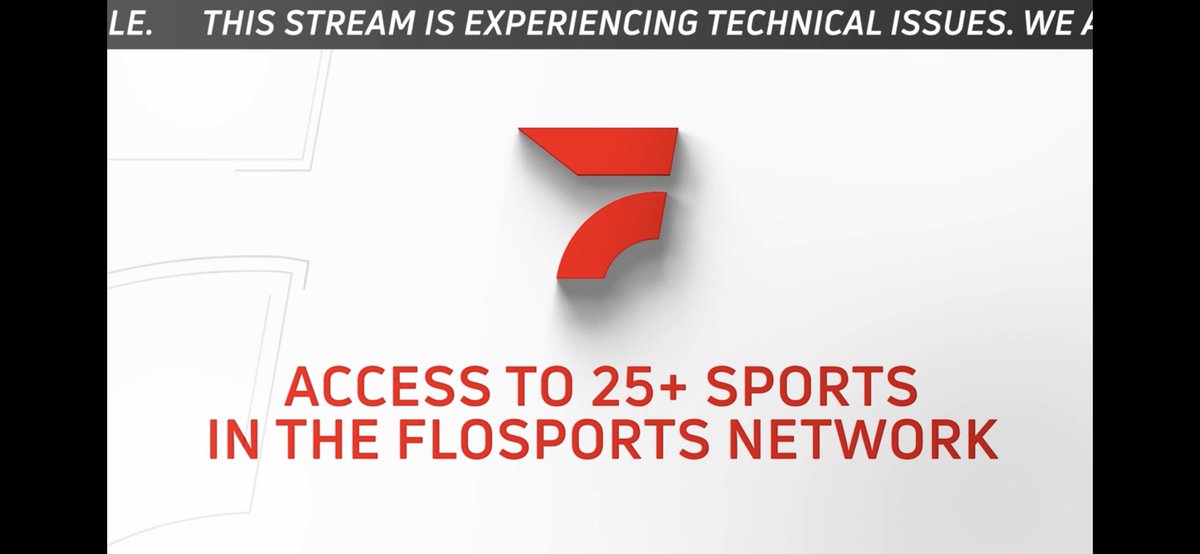 gaskinner13's tweet photo. Do better @flosports. Horrible streaming for $15! https://t.co/P5q3q8mY6C