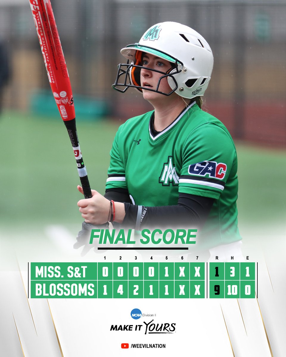 UAMsports's tweet photo. BLOSSOMS WIN! @UAM_Softball take down Missouri S&amp;T on a walk-off in the 5th!

#BlossomNation https://t.co/sSNs7WbDsh