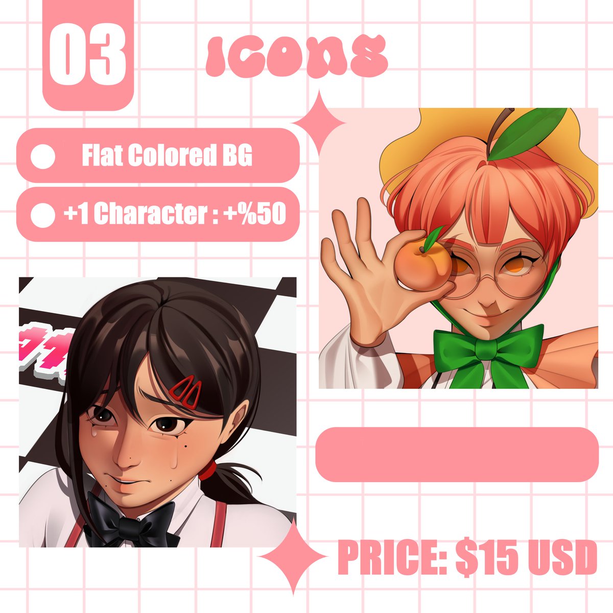 M0NAPAN_'s tweet photo. ☆ OPEN COMMISSIONS ☆❗️

#comisionesabiertas #commissionsopen https://t.co/zLyvjKNKsa