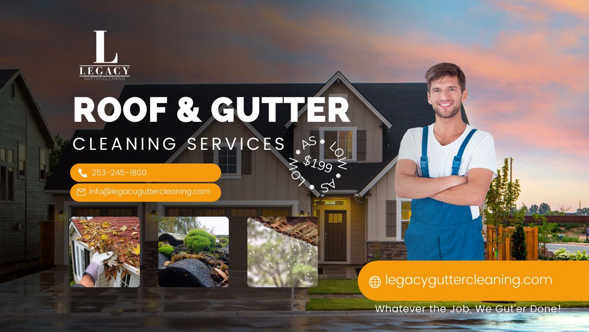 LegacyGutter's tweet image. 5 things that you can do to ensure your roof and gutters are prepared for the spring.
1.Call the pros to check &amp;amp;  clean gutters
2.Check the Attic
3.Trim Trees
4.Inspect Windows
5.Examine Shingles &amp;amp; Roof

We Gut’er Done!

#roof #gutters #legacyguttercleaning