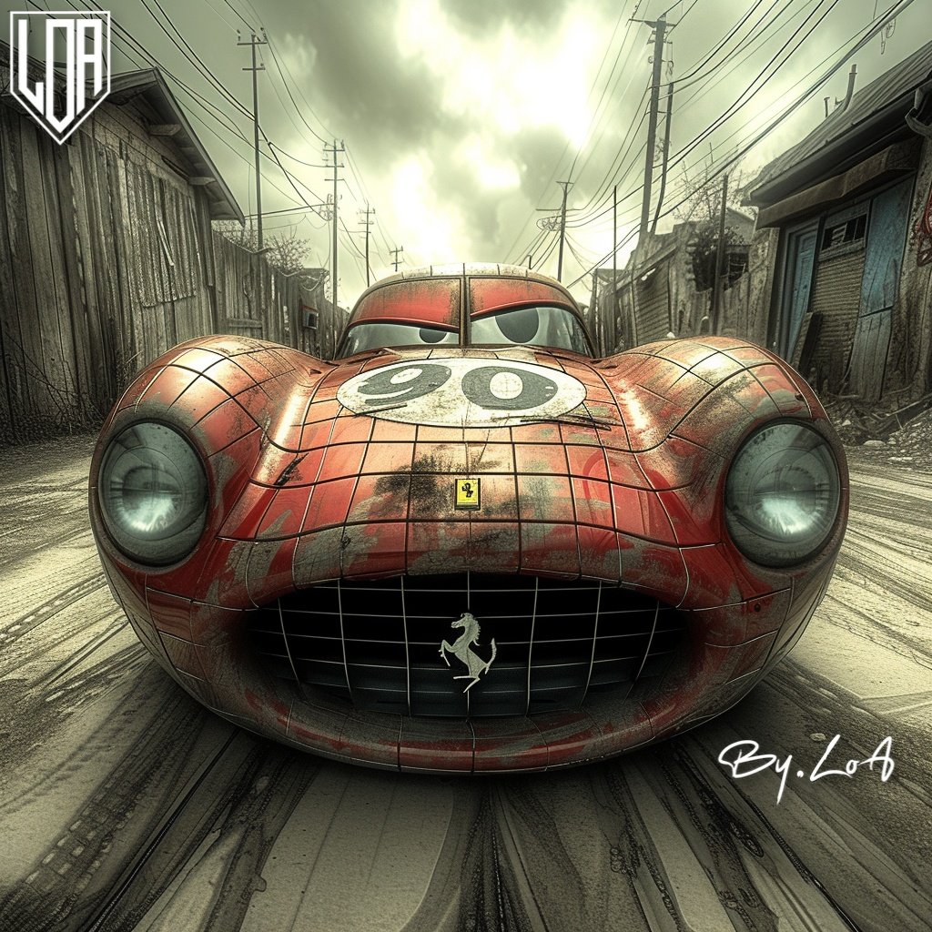 'Mad Red' 2024 #ByLoA

#LoAism #AIArtwork #MadCars 
#Ferrari #Cars #NewStyles #Testing