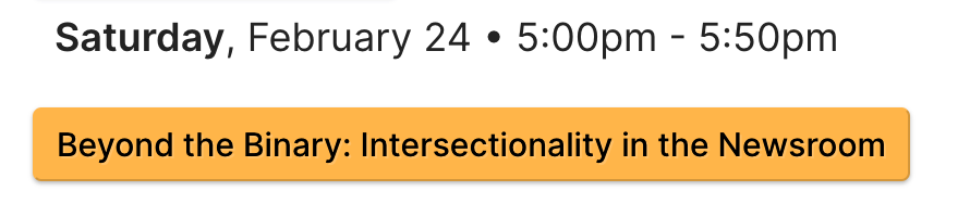 Attention student journalists! @nlgja is hosting their virtual 2024 student conference from Feb. 23-24. I'll be speaking on the panel, 'Beyond the Binary: Intersectionality in the Newsroom.' You can register here: nlgja.org/student2024/