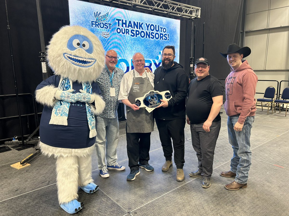 And the winner of the 2nd Annual Chili Cook Off is . . . Chef Chris Miller of Roots Kitchen & Bar. Not only did Roots win the championship belt from the event judges, they also took home the People’s Choice Award. Thx for supporting @ReginaFoodBank & #ChiliForChildren