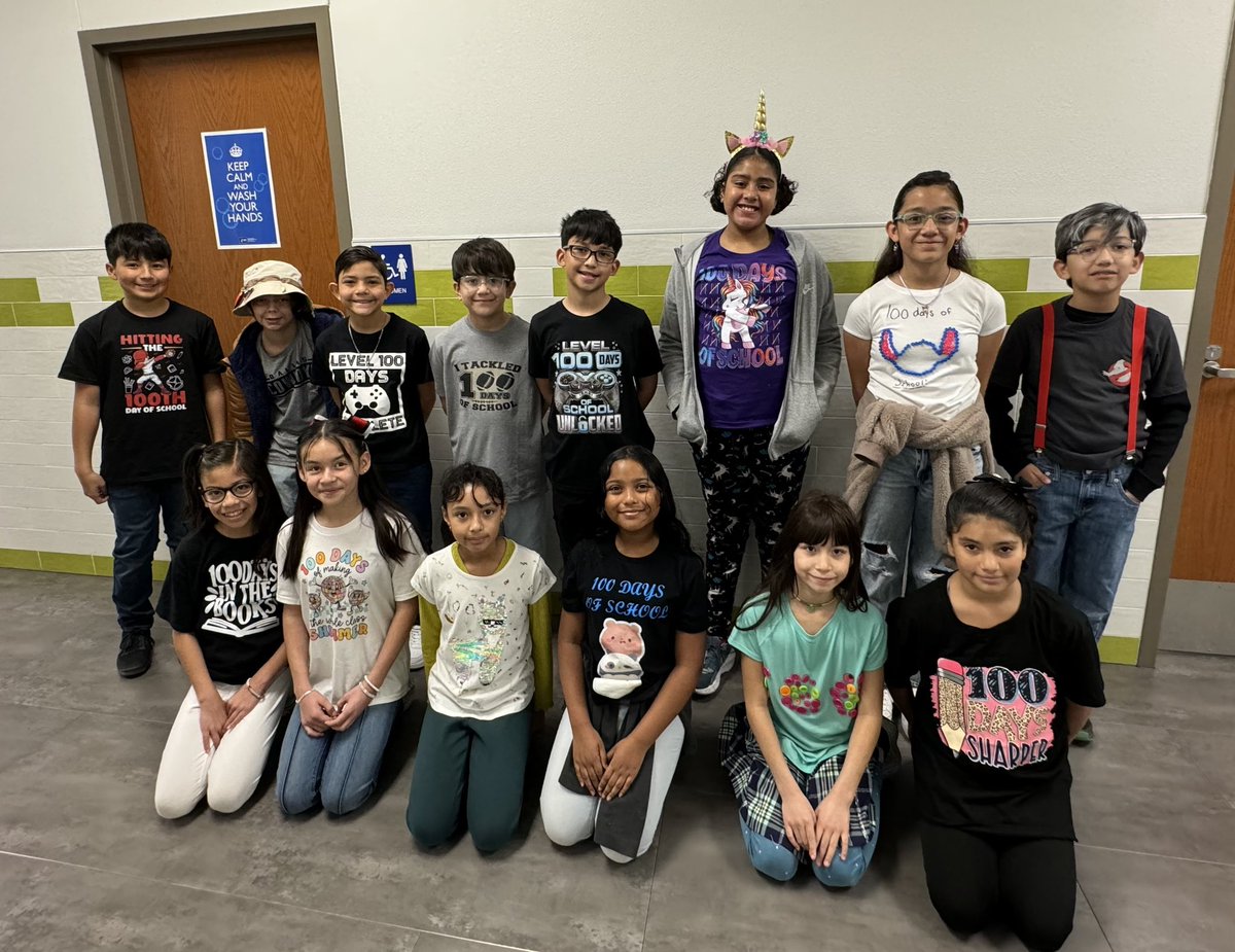 Celebrated 100 days of school with a little fun 🎉