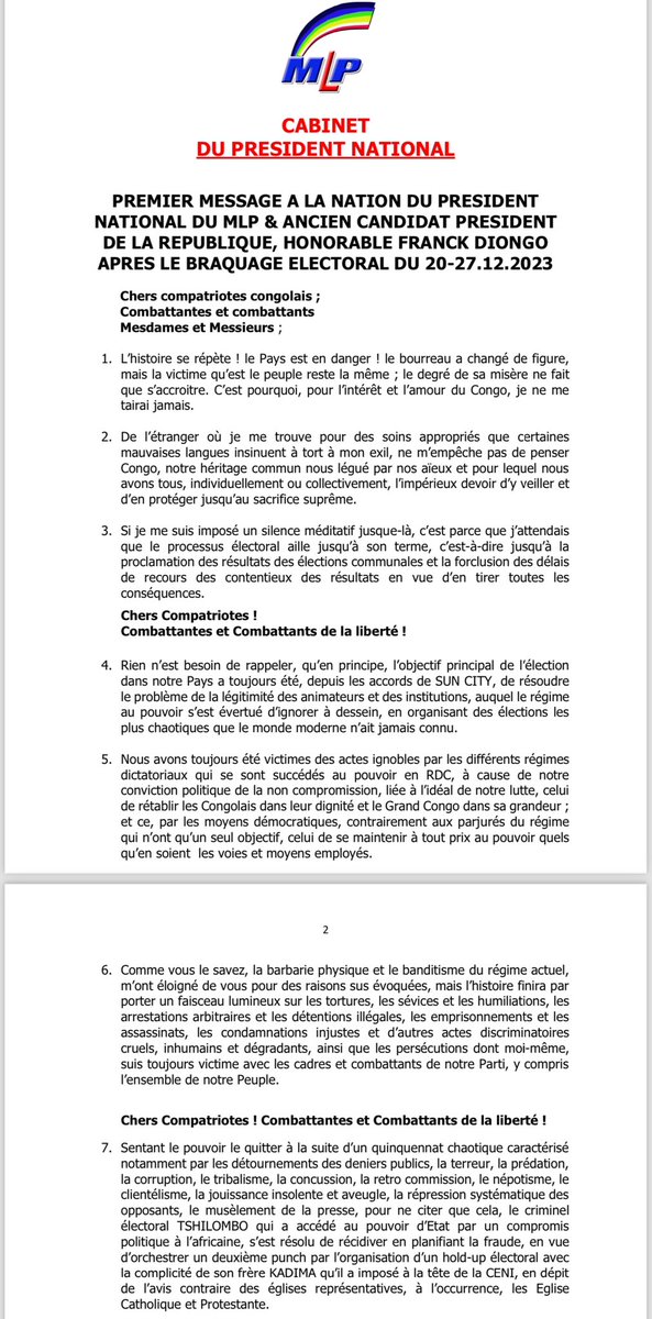 Franck Diongo officiel tweet media