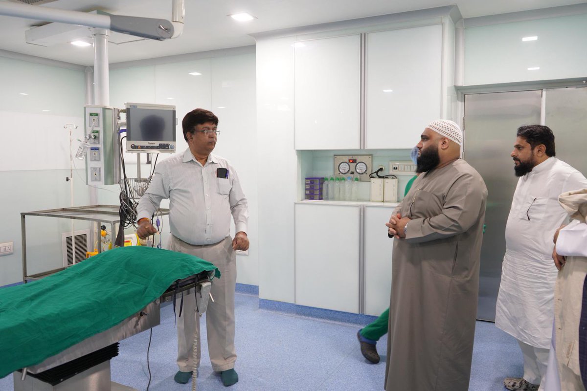 abdullahaiduk's tweet photo. INDIA VISIT 2024 - Day 1 - Visiting Bharuch Welfare Hospital, one of the largest healthcare projects in Bharuch, Gujarat. They provide critical care to the poor and needy. @WBharuch #abdullahaid https://t.co/6iyUXmJkxm