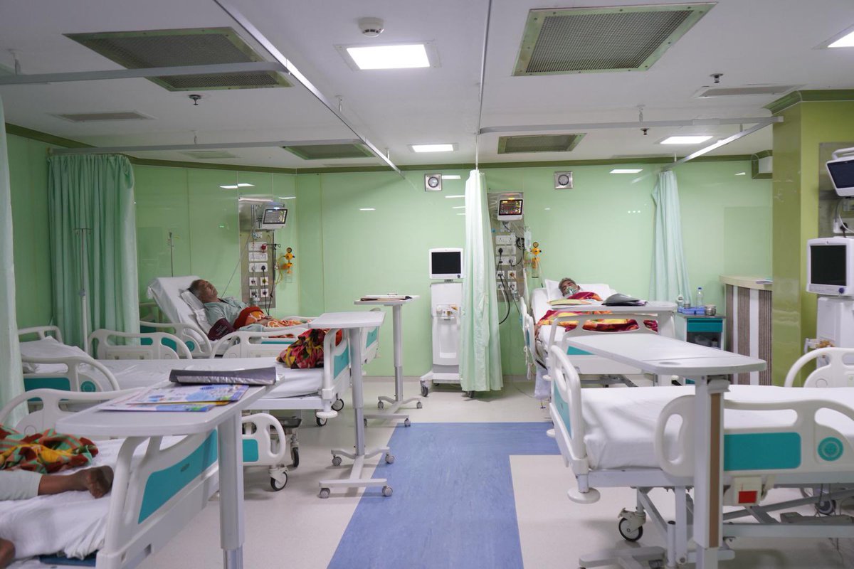 abdullahaiduk's tweet photo. INDIA VISIT 2024 - Day 1 - Visiting Bharuch Welfare Hospital, one of the largest healthcare projects in Bharuch, Gujarat. They provide critical care to the poor and needy. @WBharuch #abdullahaid https://t.co/6iyUXmJkxm