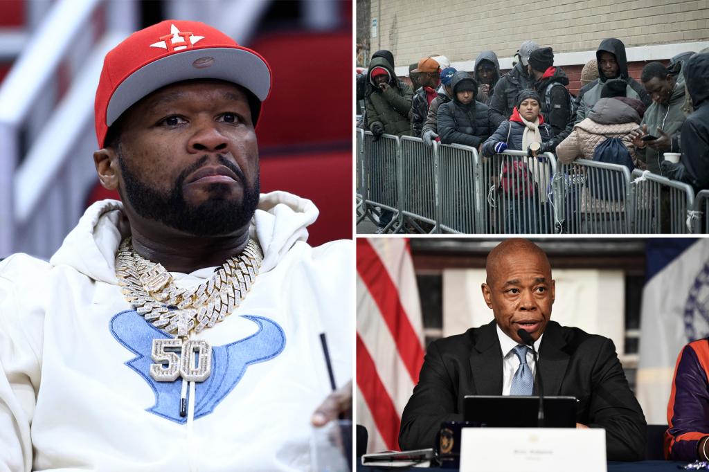 50 Cent blasts Mayor Adams plan to give pre-paid credit cards to migrants: ‘Maybe TRUMP is the answer’ trib.al/14AoDOa