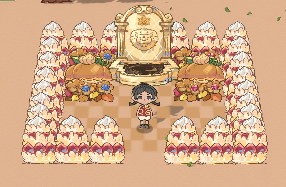 Added more stuff to the sweet Kingdom! Constantly drooling when playing in this area.

#indiegame #screenshotsaturday