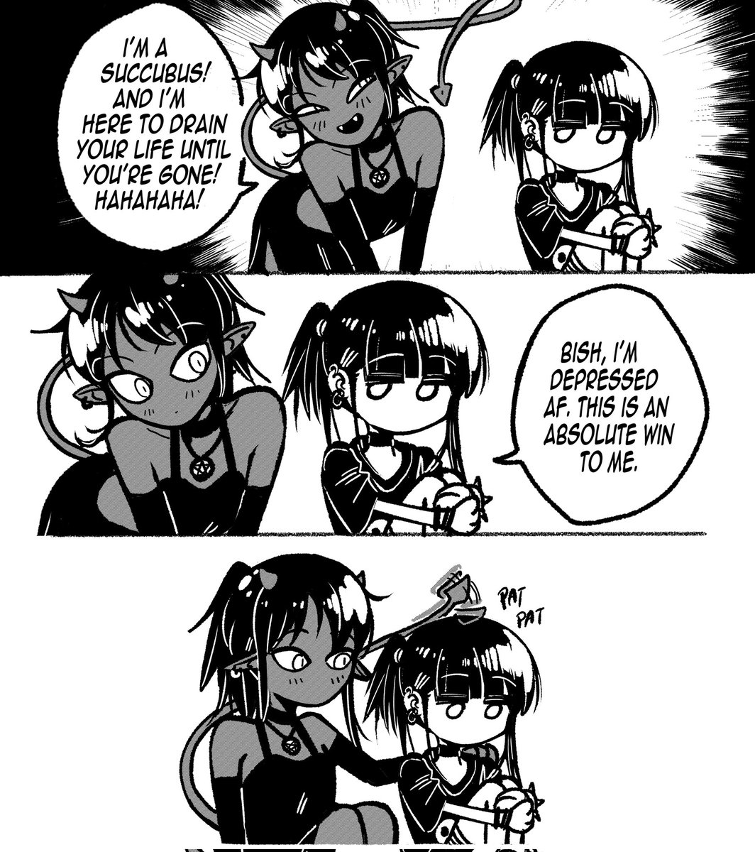 G_R_S__'s tweet photo. Wholesome demon gf https://t.co/DgycBtb4eA