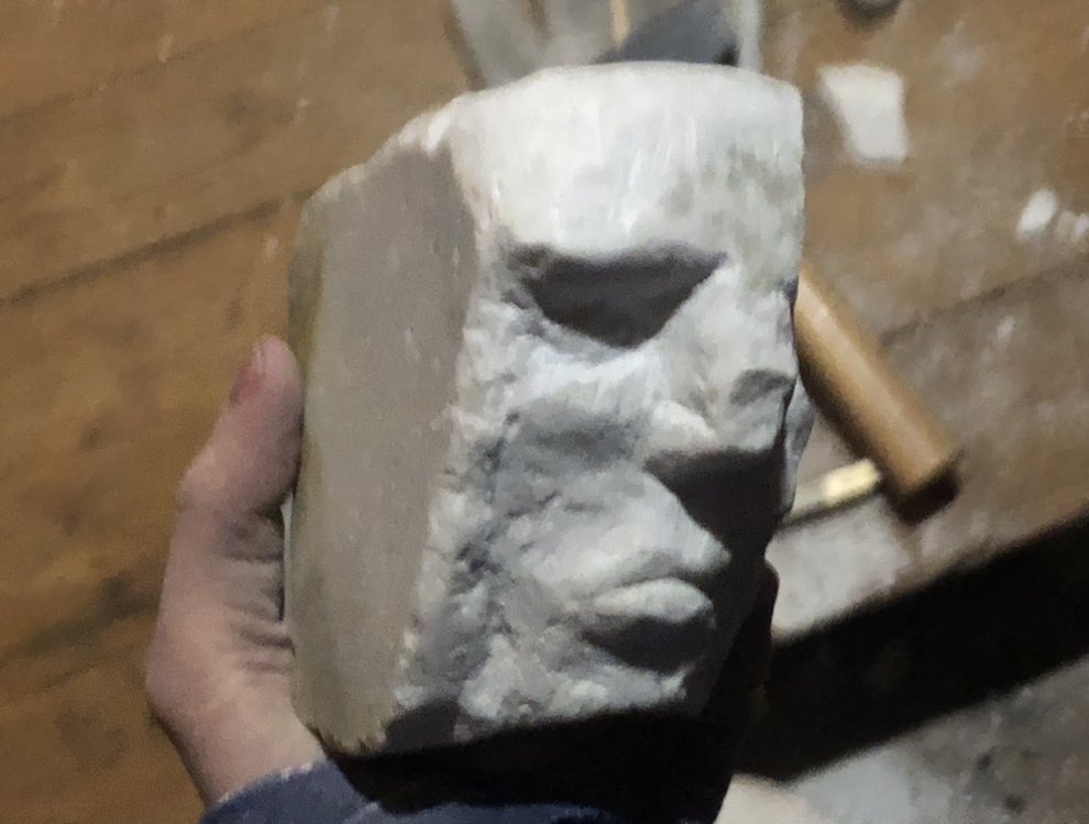 I only try to make something.. and it becomes ugly. But i wand  to … . . . Think about. . . . . . a woman when i have. marble dust on my hands. A woman wojld hold my hand.
