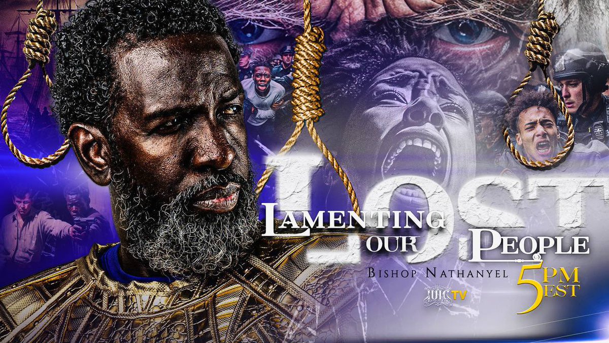 IUICOfficial's tweet photo. Tune in @ 5pm 🕔 EST We are back broadcasting LIVE! on #IUICTV app, #IUICintheClassroom #YouTube, #Rumble &amp; #Facebook The General Bishop Nathanyel “Lamenting Our Lost People” #StayintheSpirit📖🖊️📓 #Shalom! https://t.co/HmHukv8e37