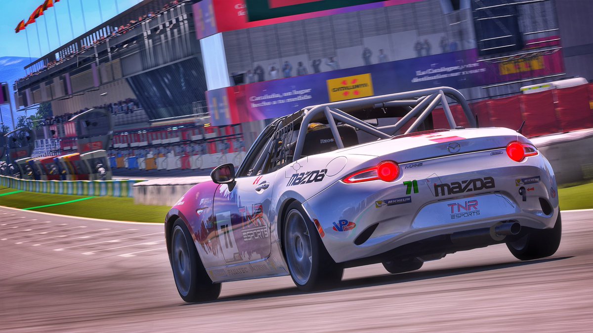 TopNotch_Esport's tweet photo. We’re back for some more league action tonight as @PTGforza MX-5 Cup kicks off from Catalunya! 🇪🇸

We have a TNR debut from @TNR_Blade 🇺🇸🔥

Here’s our driver lineup :

Team Spades
#37 - @TNR_Horizon 🇺🇸
#96 - @TNR_Blade 🇺🇸

Team Diamonds
#71 - @TNRCanuck 🇨🇦
#223 - @TNR_Snake 🇳🇿 https://t.co/Dd7EXh0Bsl
