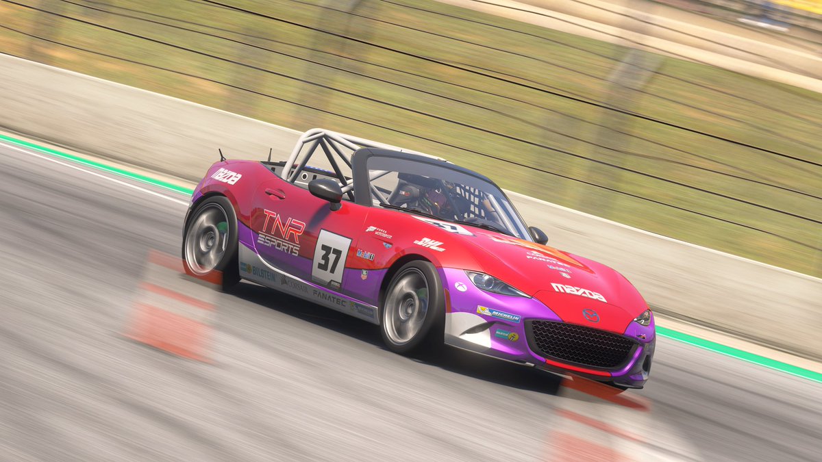 TopNotch_Esport's tweet photo. We’re back for some more league action tonight as @PTGforza MX-5 Cup kicks off from Catalunya! 🇪🇸

We have a TNR debut from @TNR_Blade 🇺🇸🔥

Here’s our driver lineup :

Team Spades
#37 - @TNR_Horizon 🇺🇸
#96 - @TNR_Blade 🇺🇸

Team Diamonds
#71 - @TNRCanuck 🇨🇦
#223 - @TNR_Snake 🇳🇿 https://t.co/Dd7EXh0Bsl