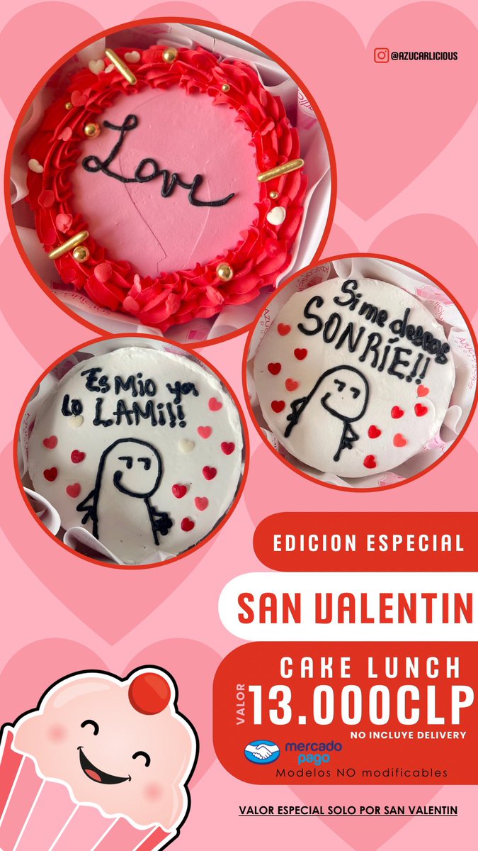 azucarlicious's tweet photo. Promoción para san Valentín https://t.co/KBWYvBwwBr