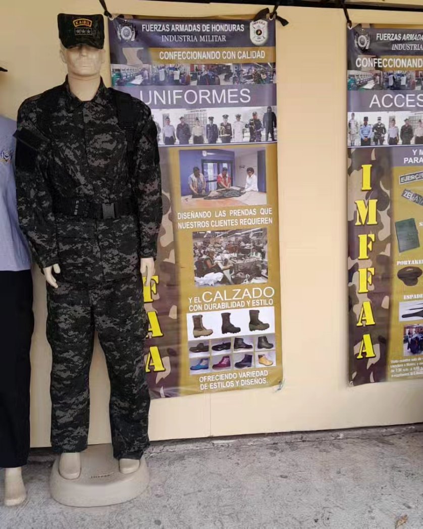 FFAAHN's tweet photo. #FFAA
Como cada año, la Industria Militar de las #FFAA instaló un stand de exhibición en la Feria Ganadera de Francisco Morazán #AGAFAM, con el propósito de dar a conocer los servicios, bienes y productos que ofrece a la población hondureña. https://t.co/apgs1uknyM