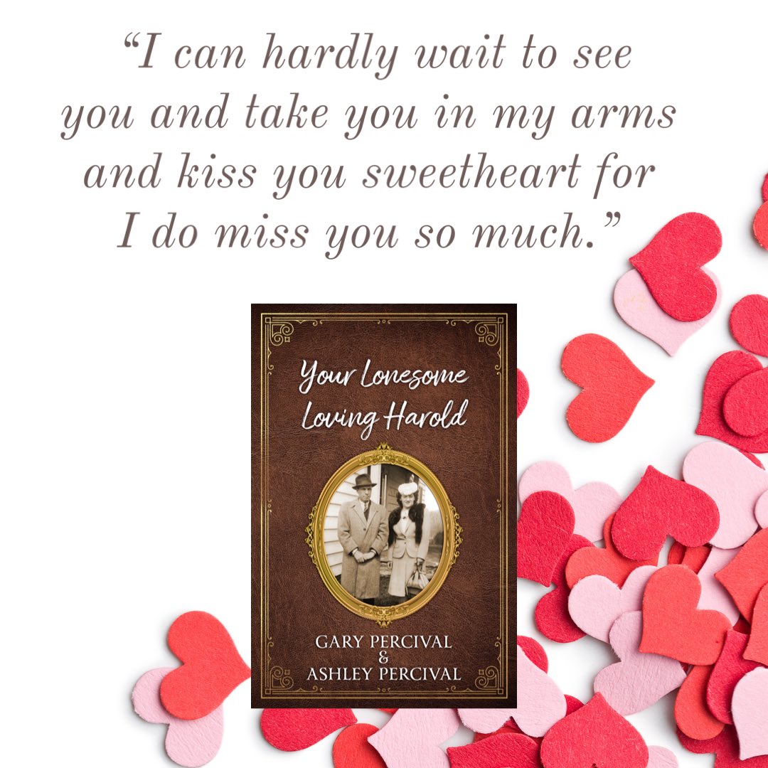 Read along as Harold, my grandpa, writes love letters to Ruth, my grandma, in 1936. Novella available, now 💌 on Amazon and KindleUnlimited. amazon.ca/Lonesome-Lovin… #RomanceBook #romancetweet #retweet #Valentines2024 #valentinegift #LoveForLovesSake #LoveStory #marriage