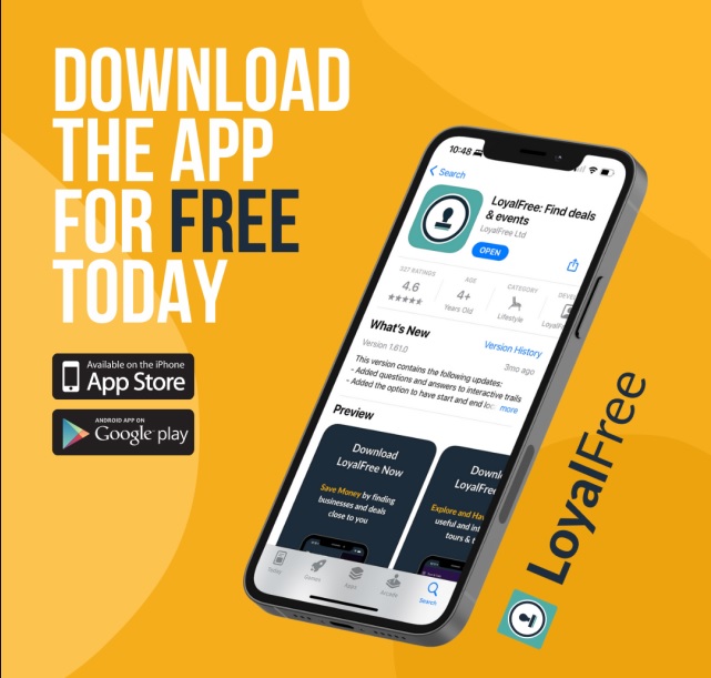 SPQDerby's tweet photo. Discover a world of savings at your fingertips with the FREE @LoyalFreeapp! 🌟📲 Download now and unlock exclusive deals from your favourite businesses in St. Peter's Quarter. 💰
Click, download, and save with LoyalFree today! 📥🌐 #ShopLocal #Savings #ShopSmart #DealsAndSteals https://t.co/U72yTNYqx0