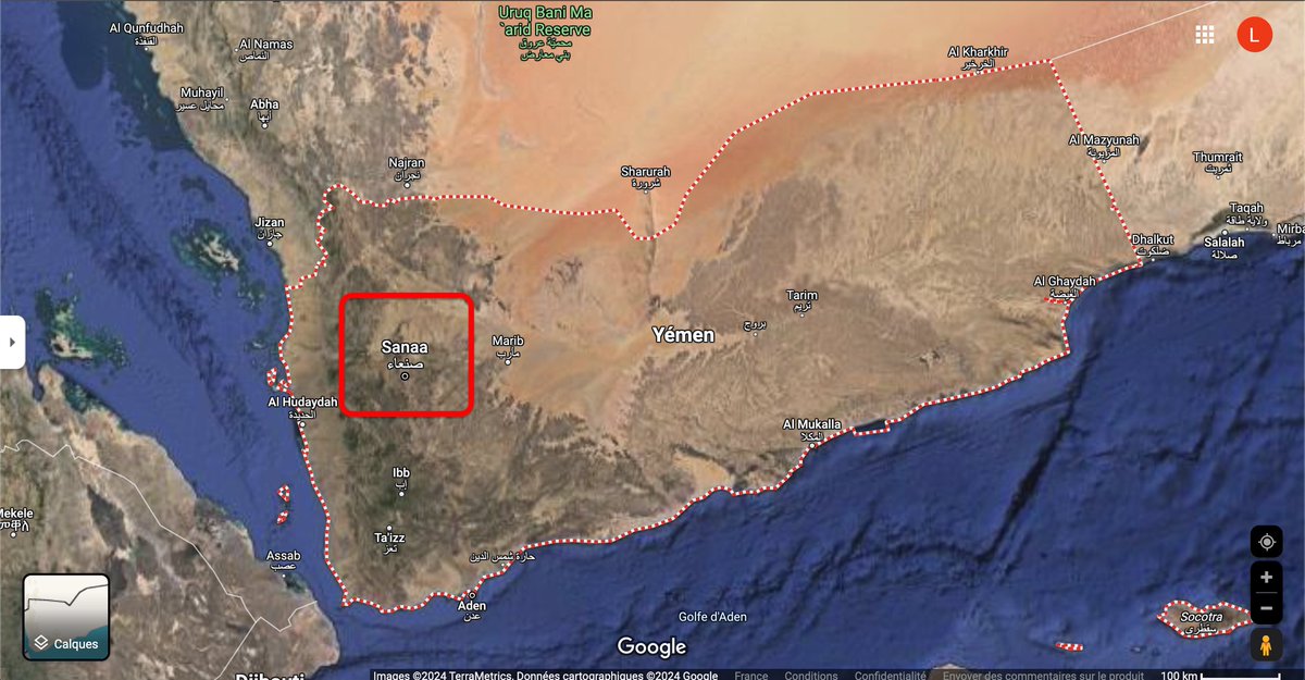 🔴⚡️URGENT : La capitale du Yémen, Sanaa est en ce moment violemment bombardé par l'aviation américaine et britannique.