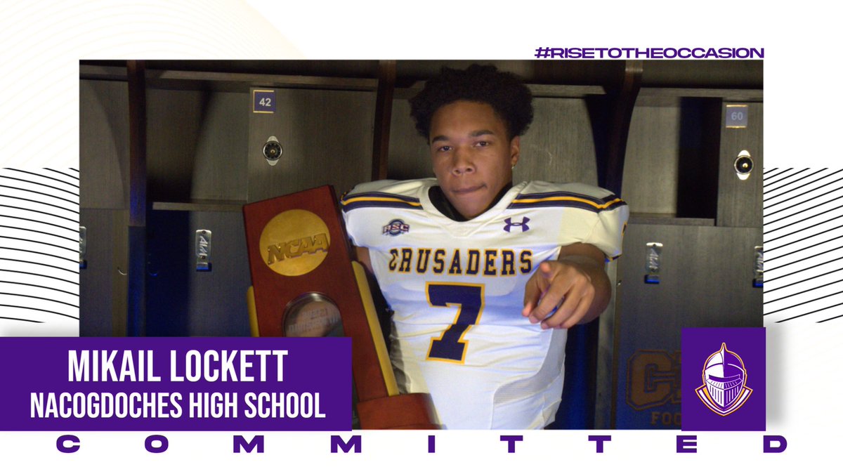 After a long conversation with my family and coaches, I’ve decided to commit to <a href="/CruFootball/">UMHB Football🏈</a>. I would like to thank everyone who helped me along this journey and help me get to where I am today! <a href="/CoachJordyDubb/">Jordan Wilson</a> <a href="/CoachPadron/">Andy Padron</a> <a href="/CoachHouse03/">Coach House</a> <a href="/Emmanue43413637/">Emmanuel "Jay" Brown</a> <a href="/CoachH_Willis/">Coach Haden Willis</a> #gocru