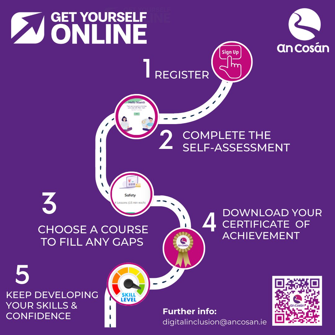 an_cosan's tweet photo. Our free #GetYourselfOnline courses with Certificates of Achievement are tailored for #adultlearners to improve their essential #digitalskills for life, work or learning.

Sign up at https://t.co/M6MCvYf8gs

#AdultLiteracy #SkillsForLife #LifelongLearning https://t.co/UjFevP4oNR